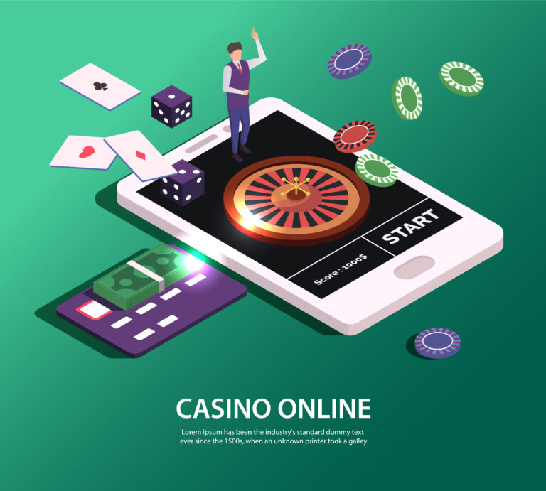 isometric casino concept